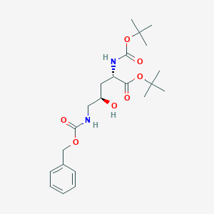 tert-Butyl-(2S,4R)-N?-(benzyloxycarbonyl)-N?-benzyloxycarbonyl)-4-hydroxyornithinate图片