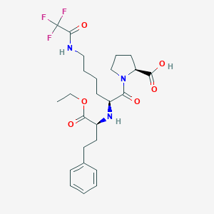 N2-(1-(S)-Ethoxycarbonyl-3-phenylpropyl)-n6-t rifluoroacetyl-L-lysine-L-proline图片