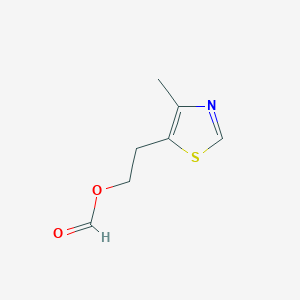 2-(4-Methylthiazol-5-yl)ethyl formate图片