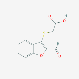 [(2-Formyl-1-benzofuran-3-yl)thio]acetic acid图片