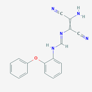 N'-[(Z)-2-amino-1,2-dicyanoethenyl]-N-(2-phenoxyphenyl)iminoformamide图片