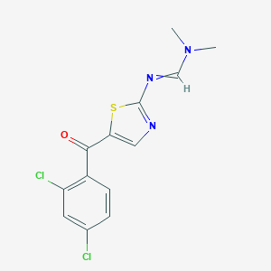 N'-[5-(2,4-Dichlorobenzoyl)-1,3-thiazol-2-yl]-N,N-dimethyliminoformamide图片