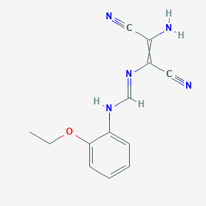 N'-[(Z)-2-amino-1,2-dicyanoethenyl]-N-(2-ethoxyphenyl)iminoformamide图片