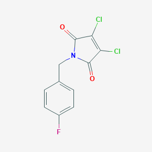 3,4-Dichloro-1-[(4-fluorophenyl)methyl]-2,5-dihydro-1H-pyrrole-2,5-dione图片