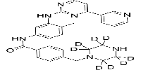 N-Desmethyl imatinib-d8图片