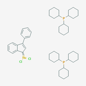 (SP-5-31)-Dichloro(3-phenyl-1H-inden-1-ylidene)bis(tricyclohexylphosphine)ruthenium图片