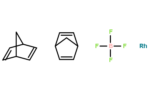 双[η-(2,5-二环庚二烯)]四氟硼酸铑(I)图片