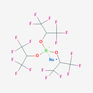 Sodium Tris(1,1,1,3,3,3-hexafluoroisopropoxy)borohydride图片
