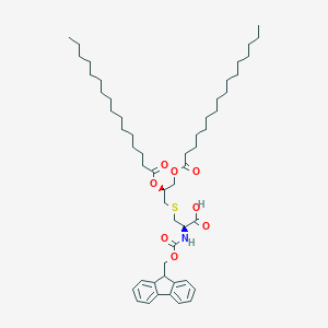 Fmoc-Cys((S)-2,3-di(palmitoyloxy)-propyl)-OH图片