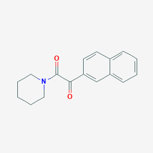 1-(Naphthalen-2-yl)-2-(piperidin-1-yl)ethane-1,2-dione图片