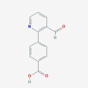 4-(3-Formyl-pyridin-2-yl)benzoic acid图片