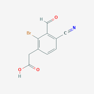 2-Bromo-4-cyano-3-formylphenylacetic acid图片