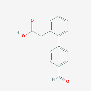(4'-Formyl-biphenyl-2-yl)-acetic acid图片