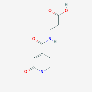 3-[(1-Methyl-2-oxo-1,2-dihydropyridin-4-yl)formamido]propanoic Acid图片