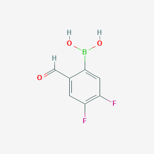 4,5-Difluoro-2-formylphenylboronic acid图片