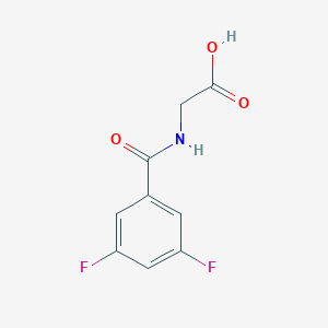 2-[(3,5-difluorophenyl)formamido]acetic Acid图片