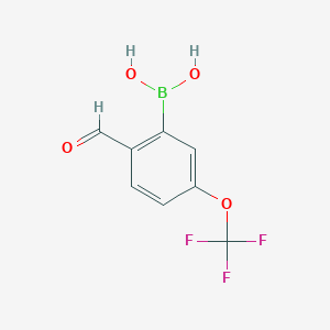 (2-Formyl-5-(trifluoromethoxy)phenyl)boronic acid图片