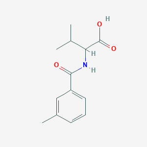 3-methyl-2-[(3-methylphenyl)formamido]butanoic acid图片
