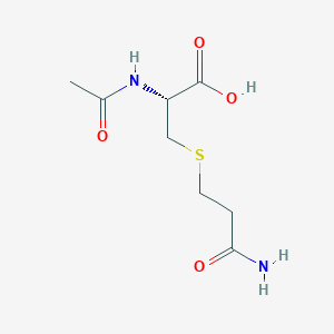 N-乙酰基-S-(氨基甲酰基乙基)-L-半胱氨酸,,,图片