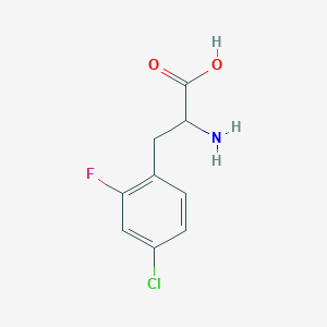 4-Chloro-2-fluoro-DL-phenylalanine图片