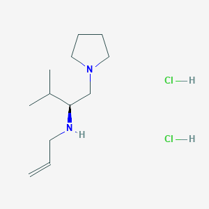 (S)-1-Pyrrolidin-2-isopropyl-2-N-allyl-amino-ethane Dihydrochloride图片
