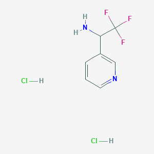 2,2,2-Trifluoro-1-pyridin-3-yl-ethylamine Dihydrochloride图片