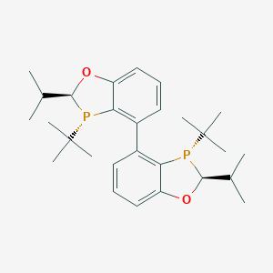 (2S,2'S,3S,3'S)-3,3'-二叔丁基-2,2'-二异丙基-2,2',3,3'-四氢-4,4'-苯并[d][1,3]氧磷杂环图片