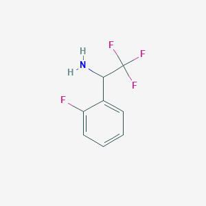 2,2,2-TRIFLUORO-1-(2-FLUOROPHENYL)ETHANAMINE图片