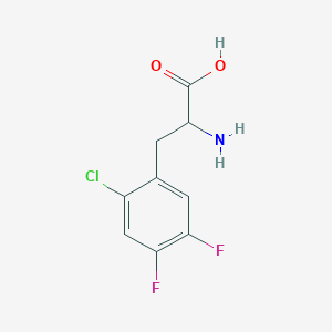 2-Chloro-4,5-difluoro-DL-phenylalanine图片