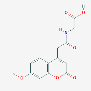 Glycine,N-[(7-methoxy-2-oxo-2H-1-benzopyran-4-yl)acetyl]-图片