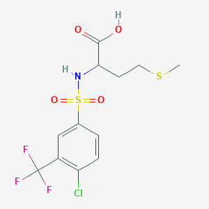 ((4-chloro-3-(trifluoromethyl)phenyl)sulfonyl)methionine图片