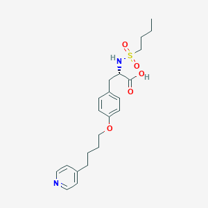 N-(n-Butanesulfonyl)-O-[4-(4-pyridinyl)-butyl]-(S)-tyrosine图片