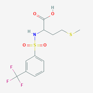 S-甲基-N-[3-(三氟甲基)苯磺酰基]-DL-同型半胱氨酸图片