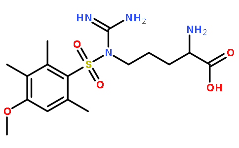 Nω-(4-甲氧基-2,3,6-三甲基苯磺酰基)-L-精氨酸图片