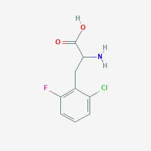 2-Chloro-6-fluoro-DL-phenylalanine图片