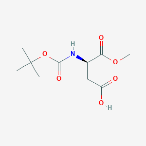 N-[(1,1-Dimethylethoxy)carbonyl]-D-aspartic Acid 1-Methyl Ester图片