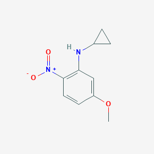N-Cyclopropyl-5-methoxy-2-nitroaniline图片