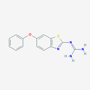 N-(6-Phenoxy-1,3-benzothiazol-2-yl)guanidine图片