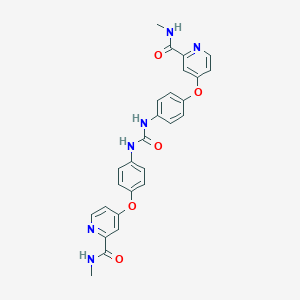 N,N'-Bis[4-[2-(N-methylcarbamoyl)-4-pyridyloxy]phenyl]urea图片