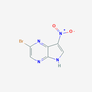2-Bromo-7-nitro-5H-pyrrolo[2,3-b]pyrazine图片