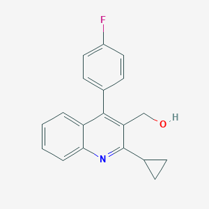 2-环丙基-4-(4-氟苯基)-3-喹啉甲醇图片