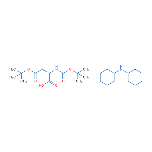 N-Boc-L-天冬氨酸4-叔-丁酯二环己基铵盐图片