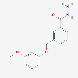 3-[(3-methoxyphenoxy)methyl]benzohydrazide图片