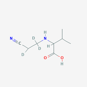 N-(2-Cyanoethyl-d3)-L-valine图片