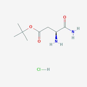 L-Aspartic Acid beta-tert-Butyl Ester alpha-Amide Hydrochloride图片