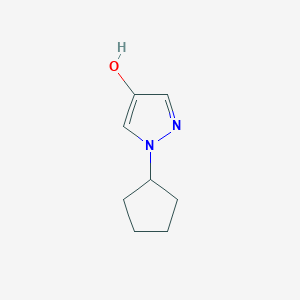 1-Cyclopentylpyrazol-4-ol图片