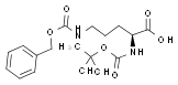 N-叔丁氧羰基-N'-苄氧羰基-L-鸟氨酸图片