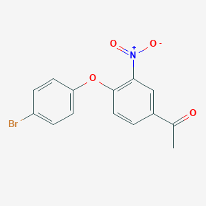 1-(4-(4-Bromophenoxy)-3-nitrophenyl)ethanone图片