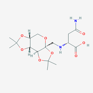 N2-[1-Deoxy-2,3:4,5-bis-O-(1-methylethylidene)-β-D-fructopyranos-1-yl]-L-asparagine图片