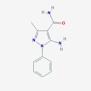 5-Amino-3-methyl-1-phenyl-1H-pyrazole-4-carboxamide图片